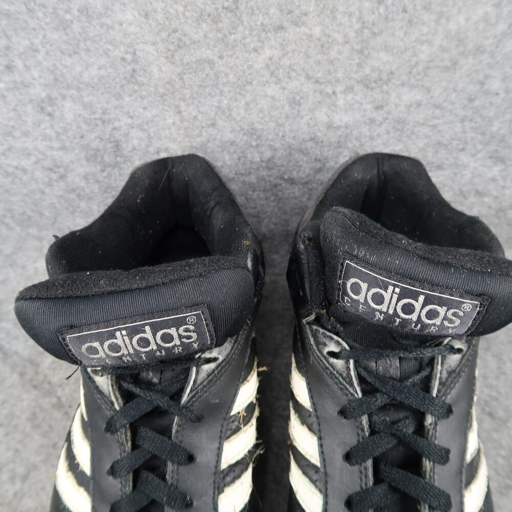 Adidas Century Shoes Mens 9 Sneakers Vintage High Top Black Lace Up Athletic - Picture 3 of 11